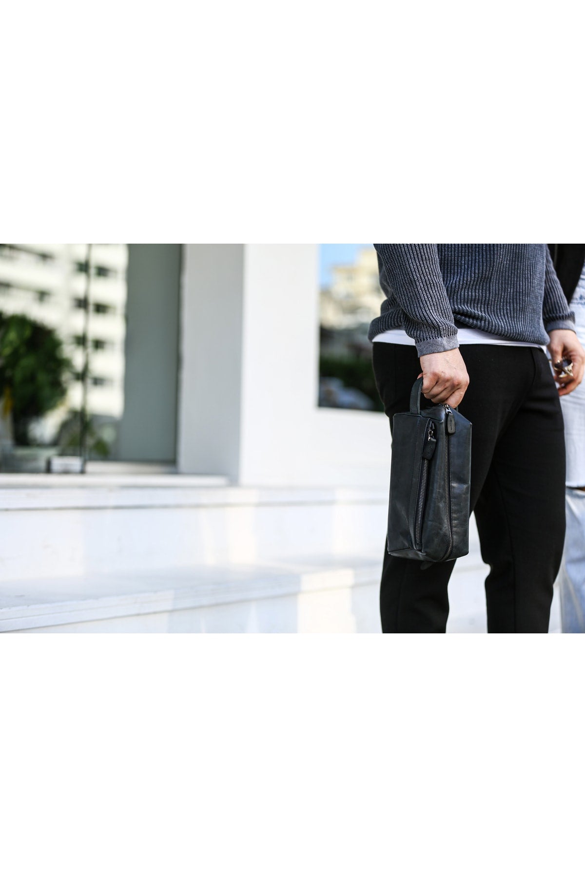 Traveler Genuine Leather Handbag