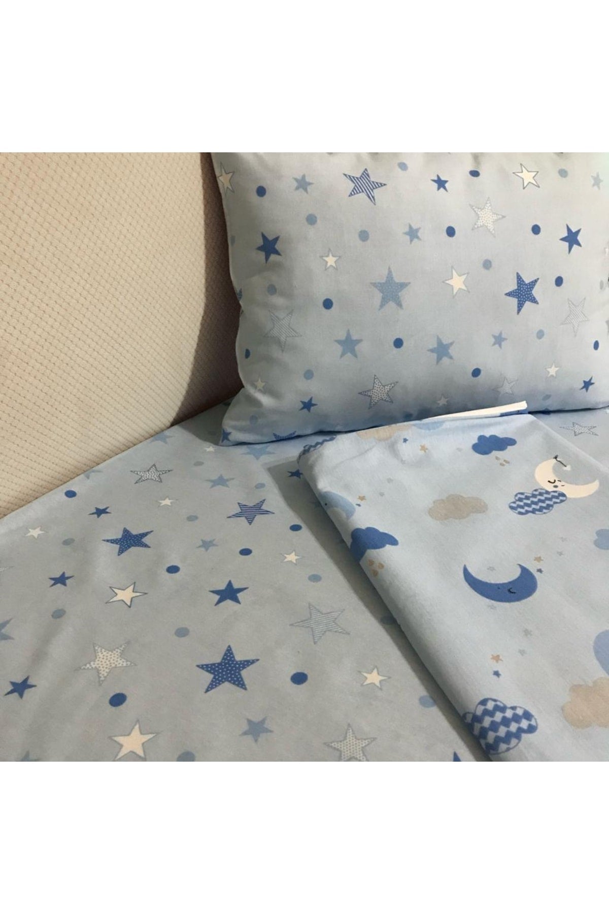 Zippered Baby Duvet Cover Set