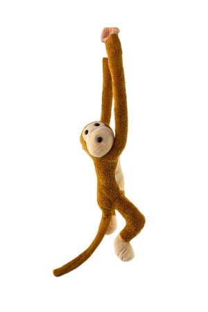 Hands Sticking Play And Sleeping Companion Plush Monkey Toy Hugging Monkey