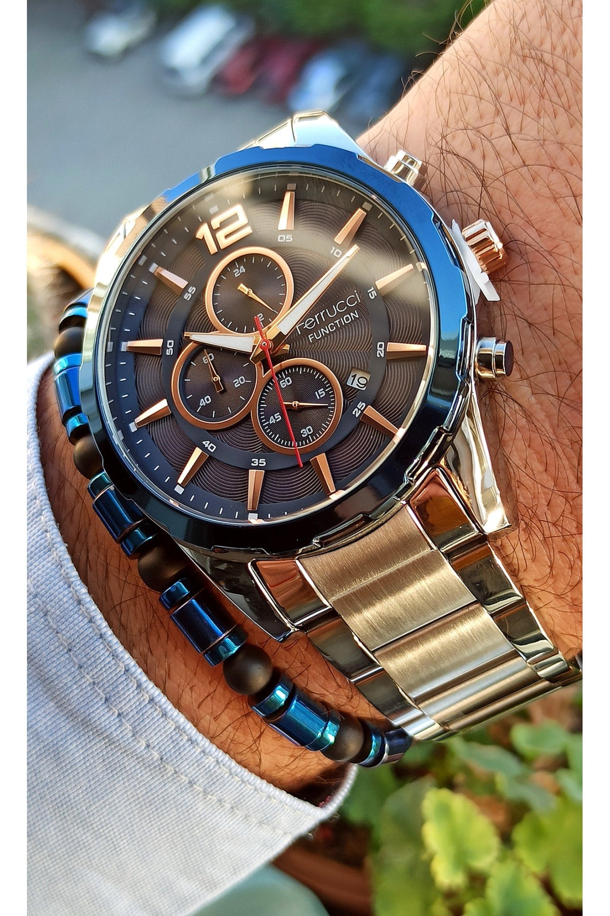 Functions Of Active Men'S Wristwatch+Wristband