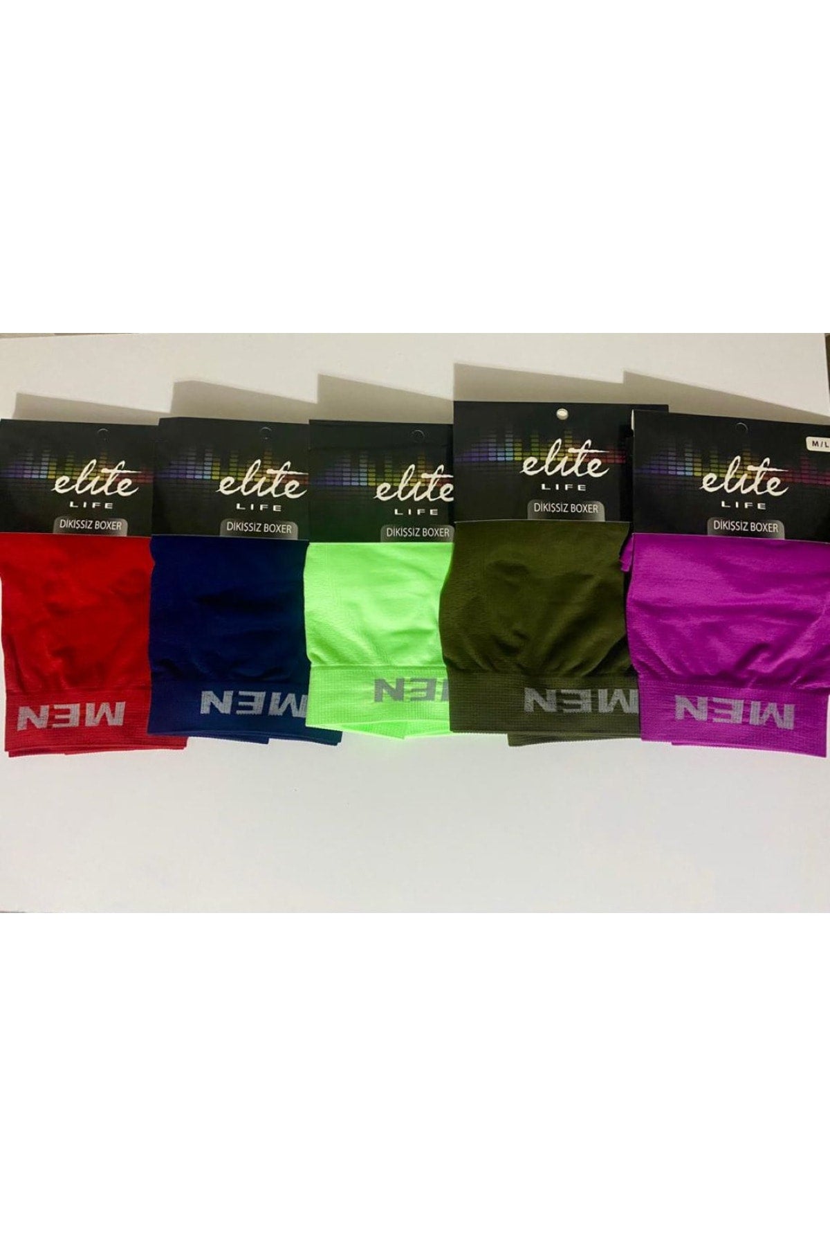 5 Pack 1. Quality Seamless Colored Men'S Boxer