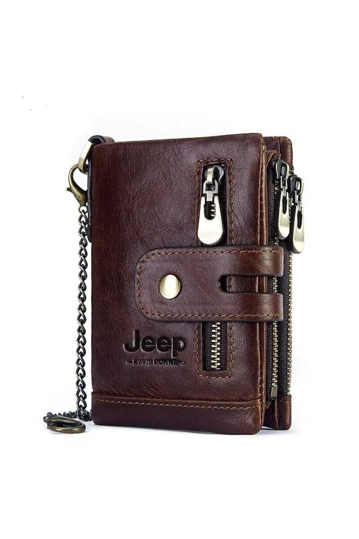 Men'S Brown Leather Wallet