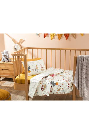 Carnival Cotton Baby Duvet Cover Set 100X150 Cm Beige