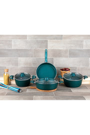 Granite 7 Pieces Chef Pan And Cookware Set