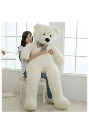 Giant Big Plush Teddy Bear 170 Cm Gift Bear (100% Domestic) White