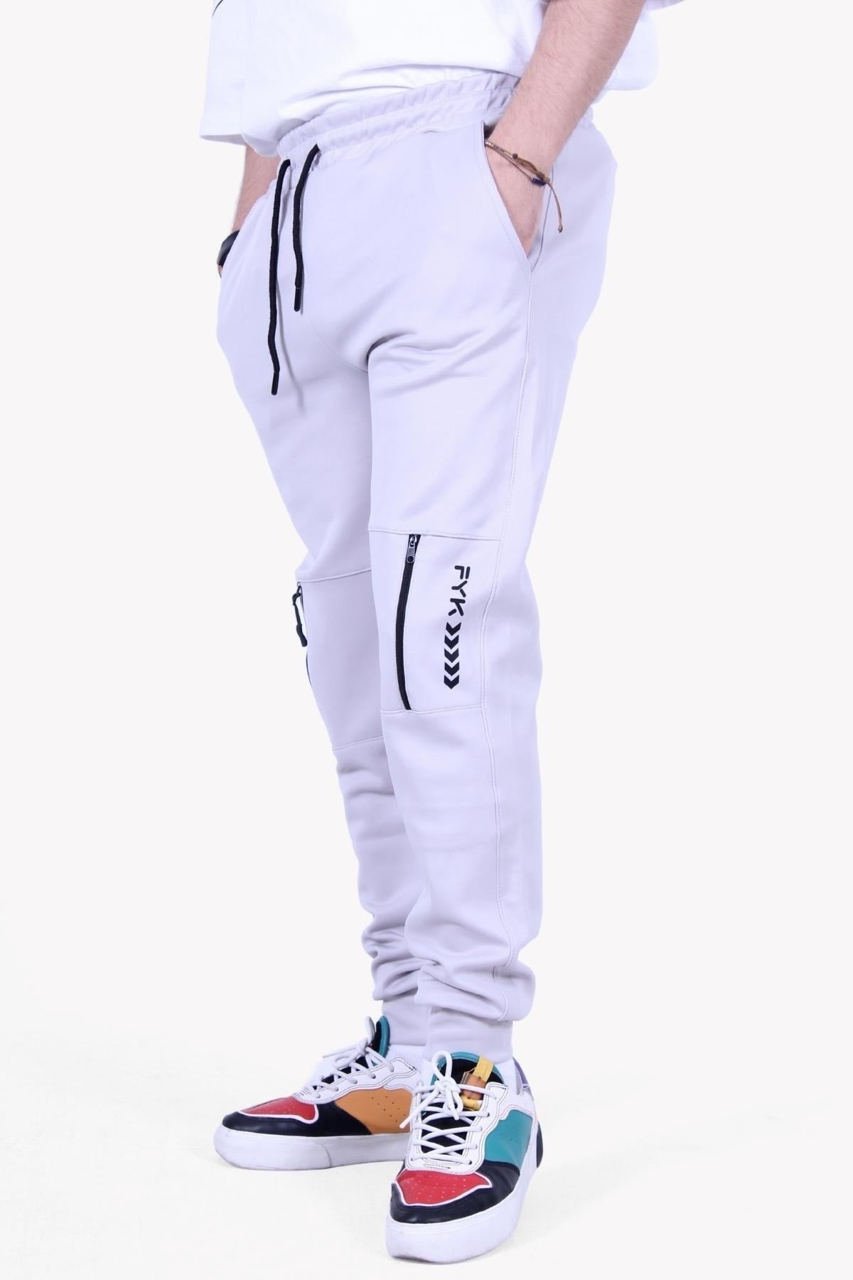 SML-XL-XXL TEXT PRINTED SLIM FIT MEN'S Sweatpants