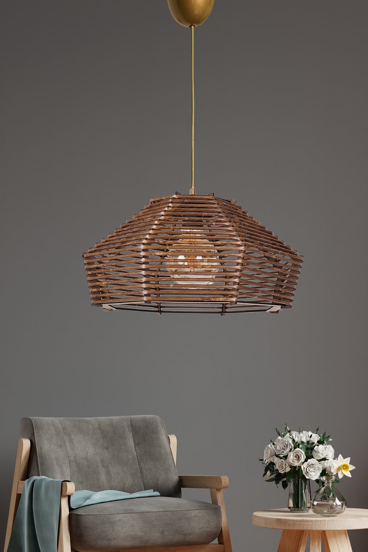 Canary Antique Chandelier Hnmd-42