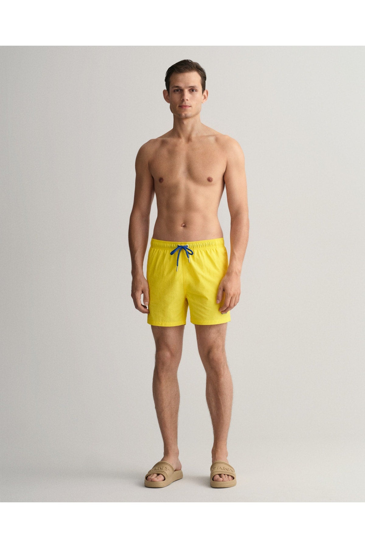 Men'S Yellow Classic Fit Swimsuit