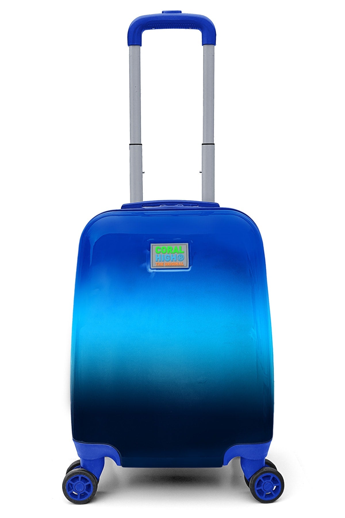 Kids Navy Blue Blue Color Transition Child Suitcase 16736