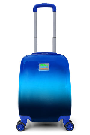 Kids Navy Blue Blue Color Transition Child Suitcase 16736