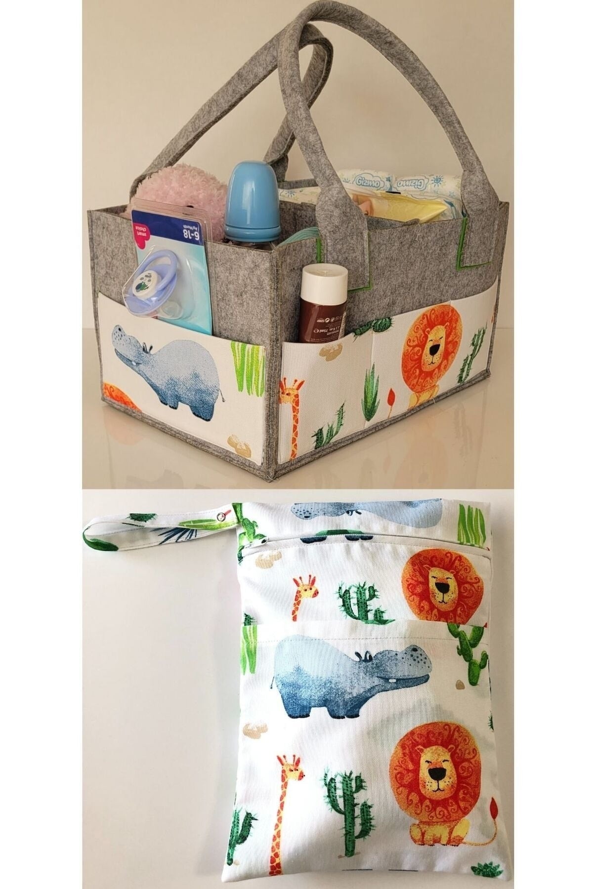 HANDMADE ORGANIZING AND HANGING FUNCTIONAL BABY BAG SET