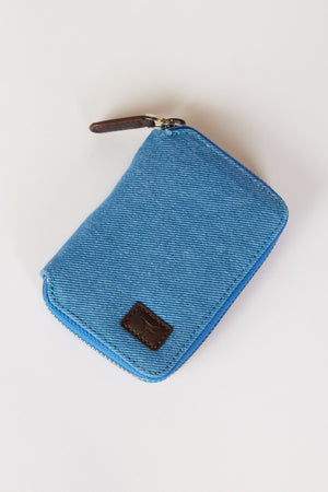 Men'S Blue Wallet
