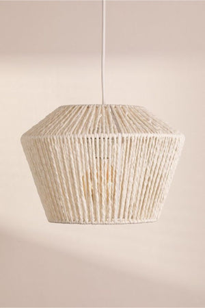 Macrame Cotton String Ecru Chandelier
