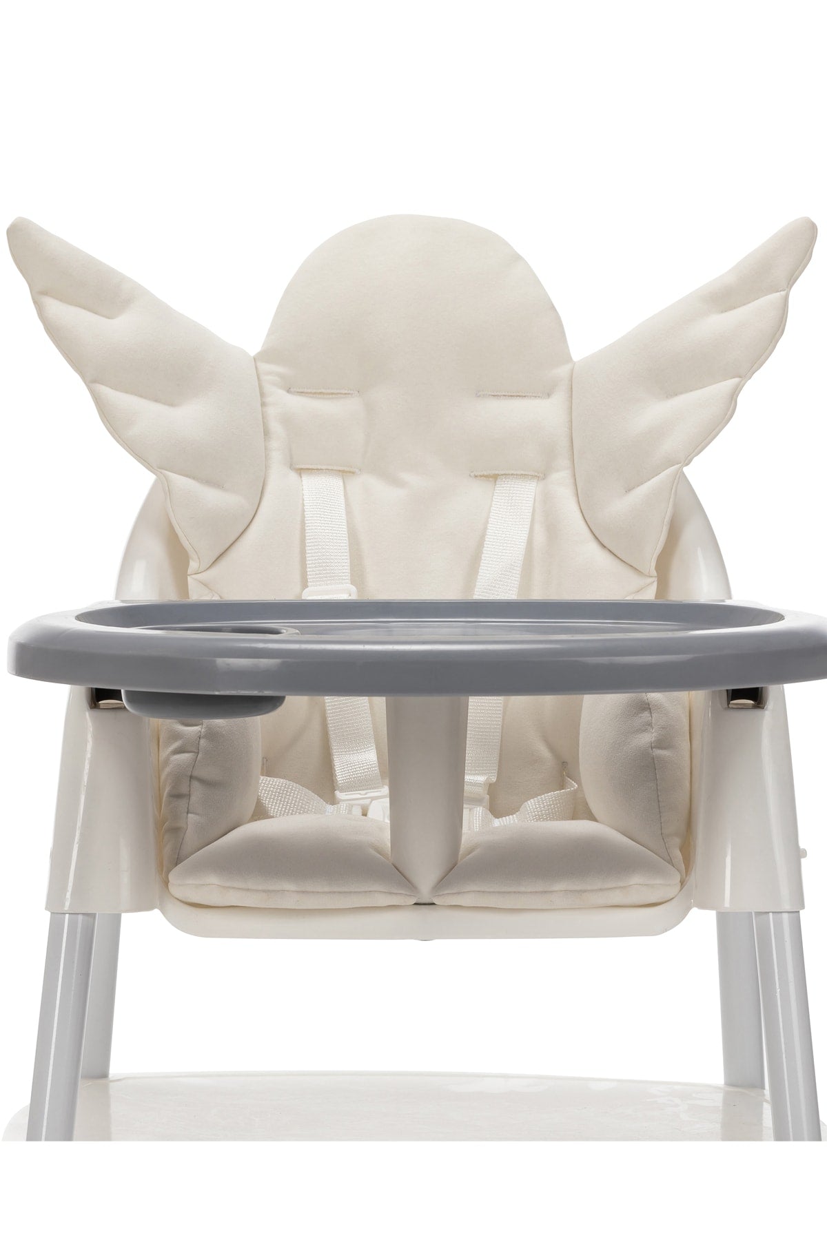 Angel Wings Multi-Purpose Highchair Cushion with Angel Wings - Ecru