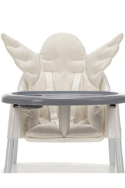 Angel Wings Multi-Purpose Highchair Cushion With Angel Wings - Ecru