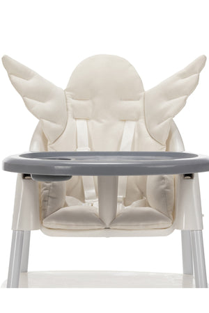 Angel Wings Multi-Purpose Highchair Cushion With Angel Wings - Ecru
