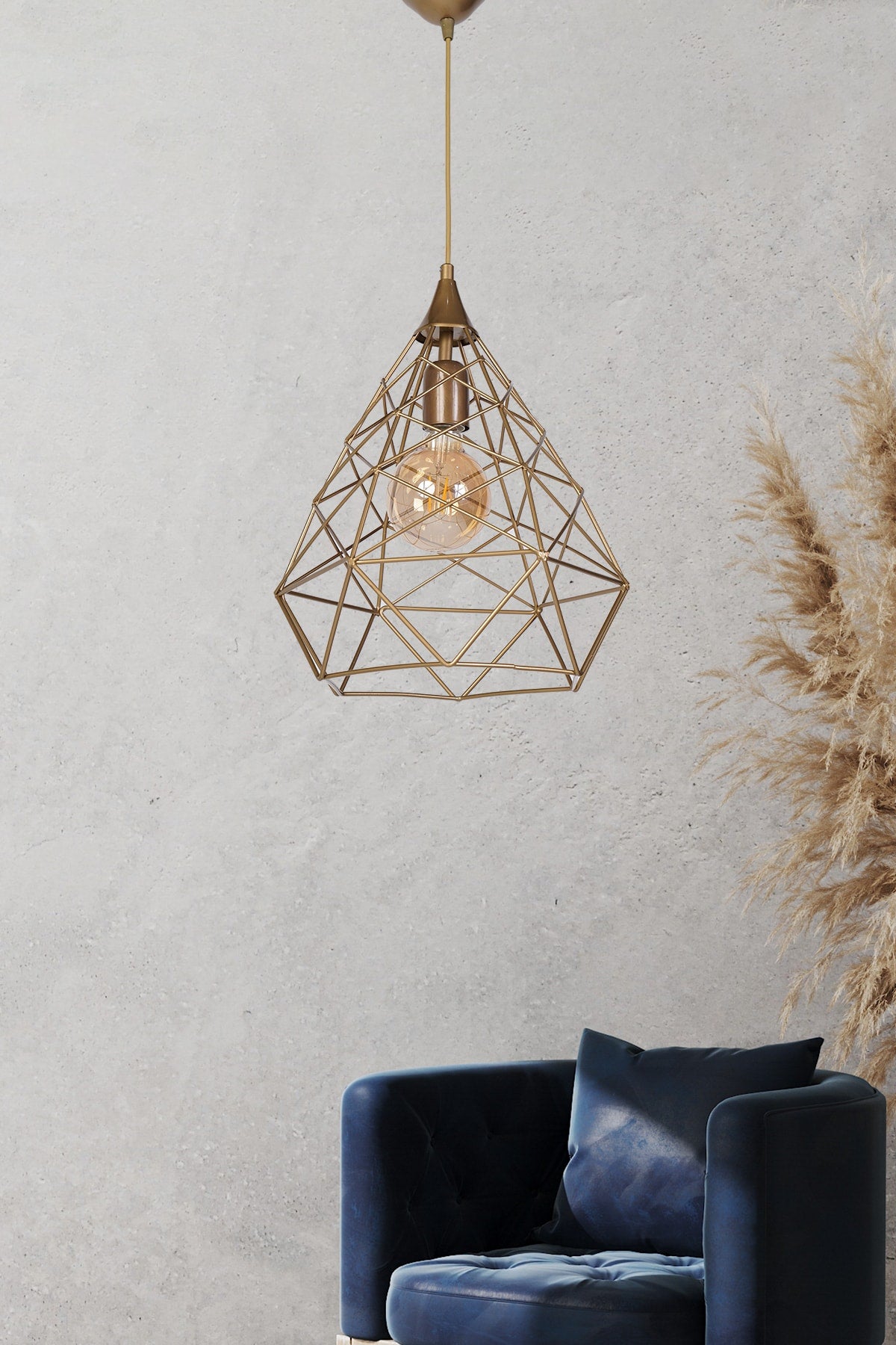 Croix Raye Gold Pendant Lamp Large Chandelier Mtla-46