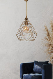 Croix Raye Gold Pendant Lamp Large Chandelier Mtla-46