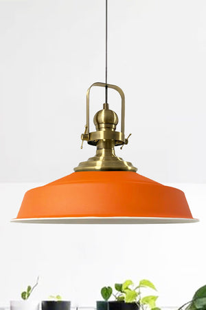 Orange Noble Single Chandelier Antique Headboard Retro Pendant Lamp Restaurant Cafe Living Room Chandeliers
