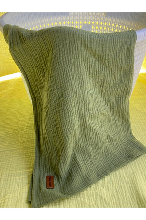 100% Cotton Double Layer Muslin Blanket 80*80 Cm Organic Fabric Baby Blanket Cover