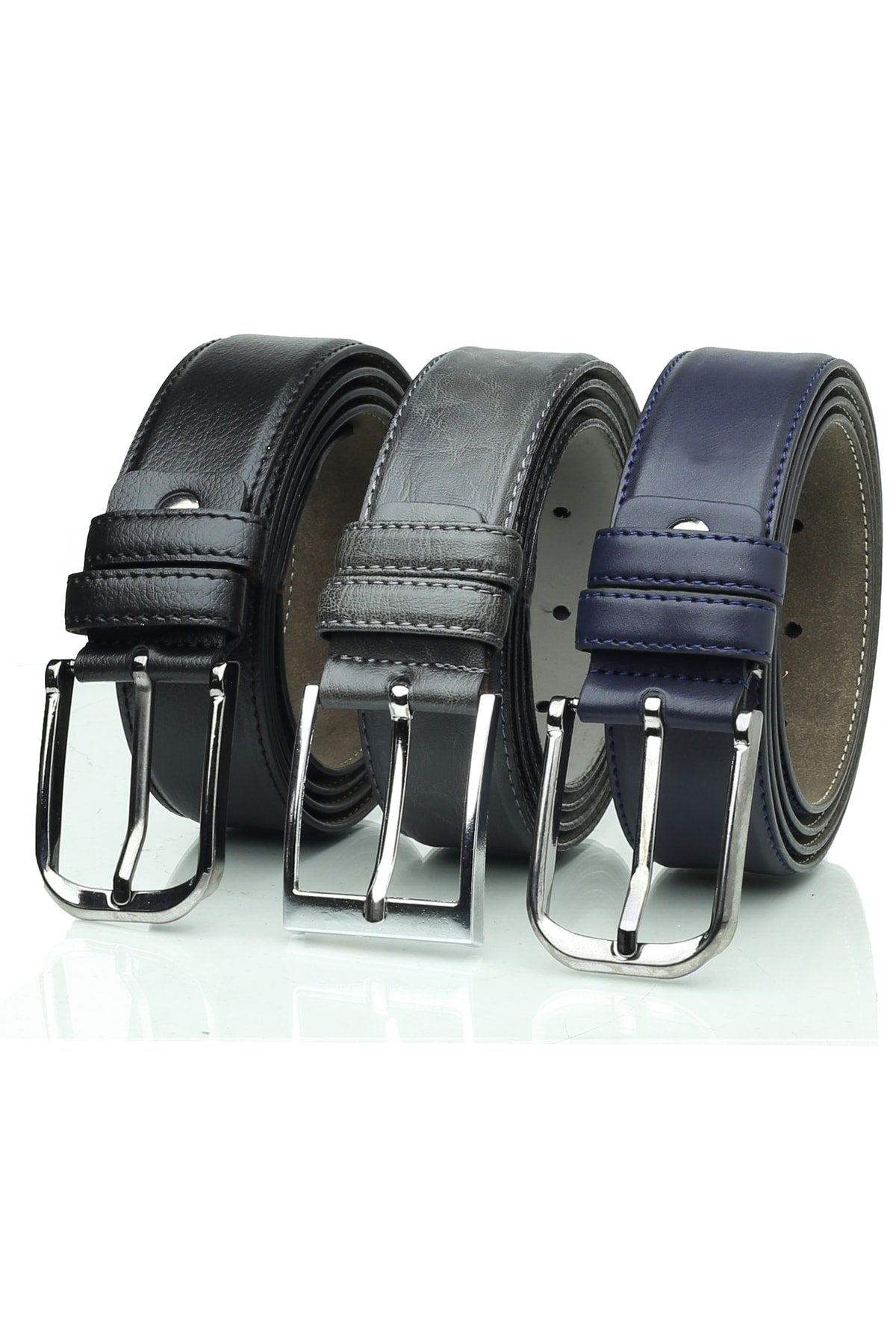 3 Pieces Men's Classic Belt