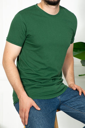 Green Men'S Slim Tshirt