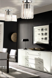 Plafonier Ceiling Silver Case Y-15 Chandelier