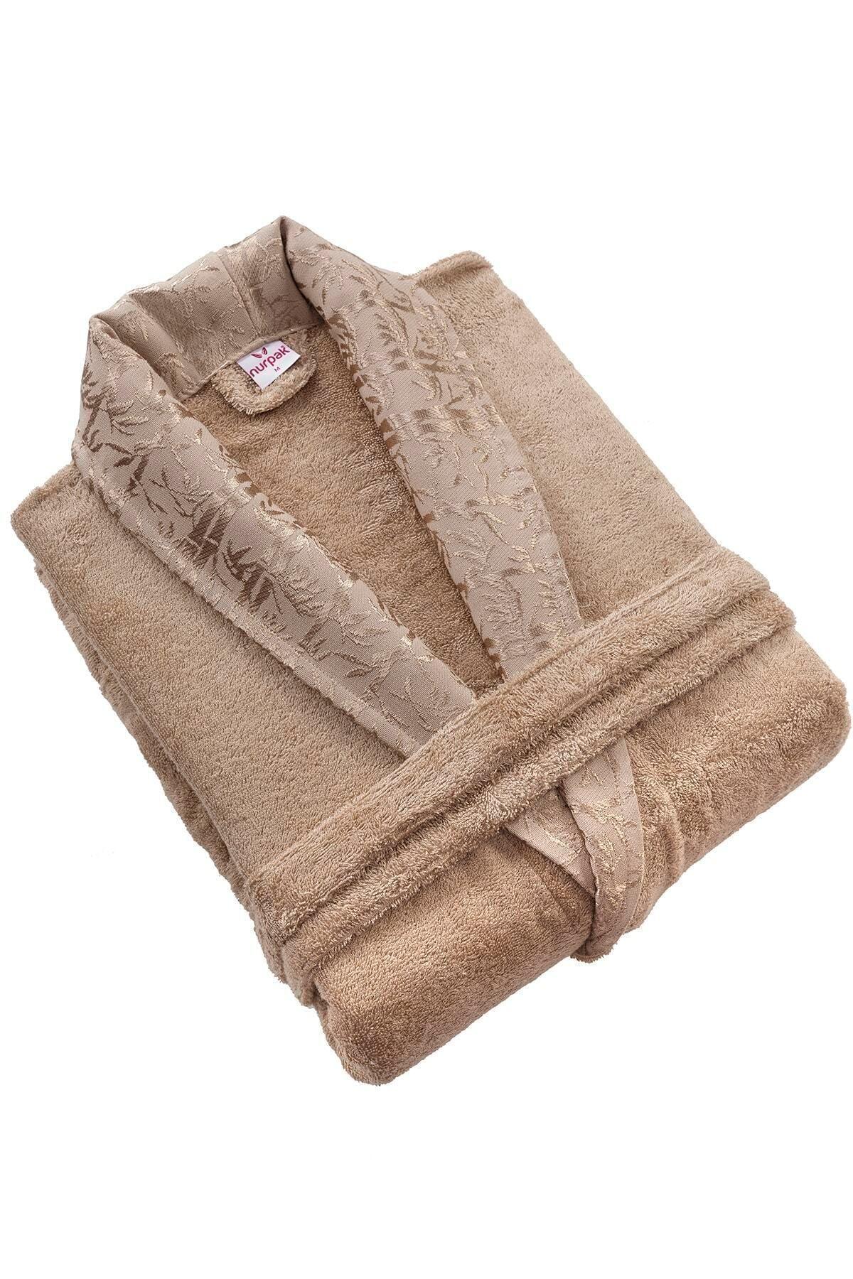 Men's Brown Bamboo Size Single Bathrobe - Swordslife