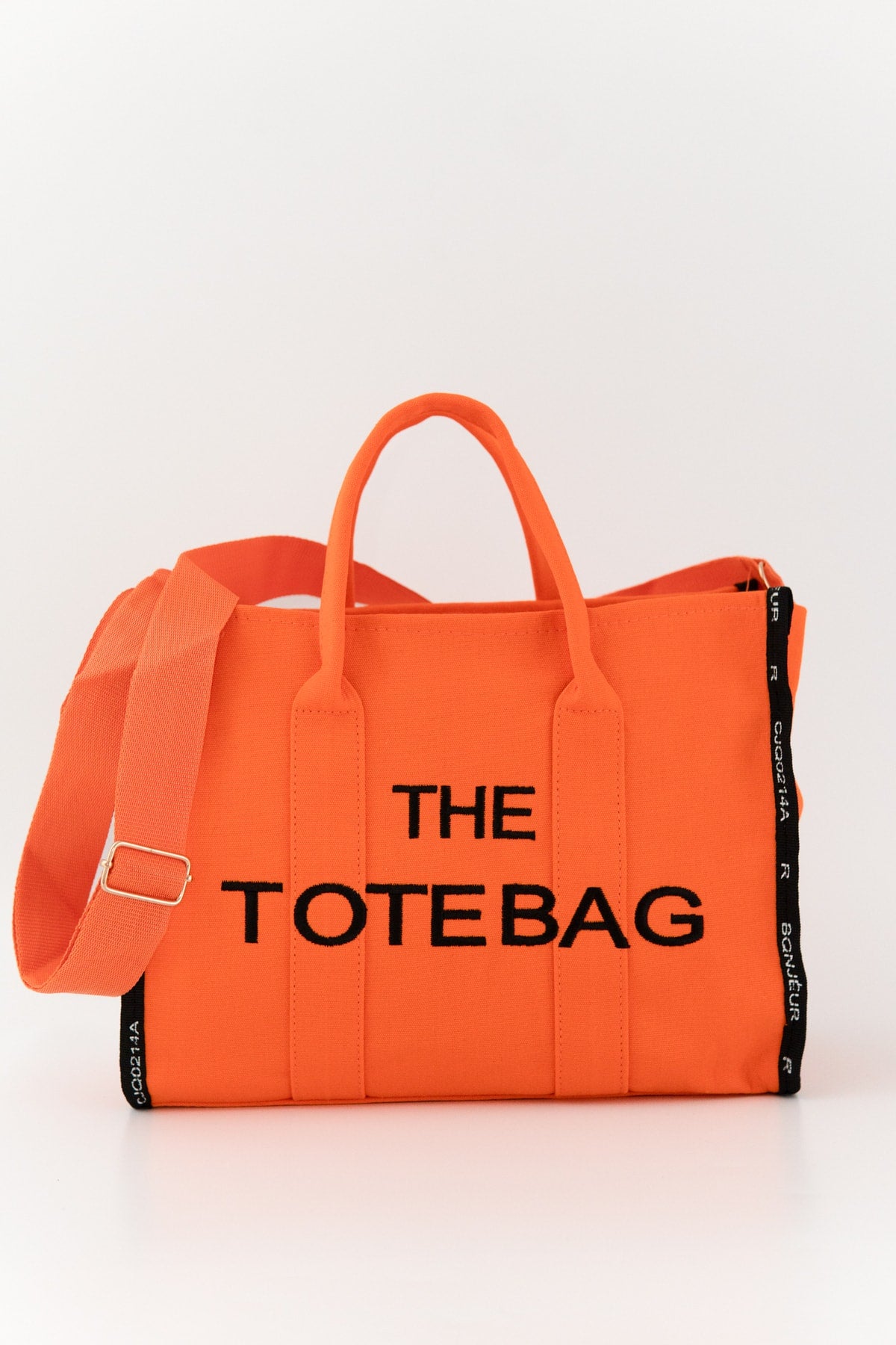 Women'S Orange Tote Bag Long Strap Bag And Shoulder Bag