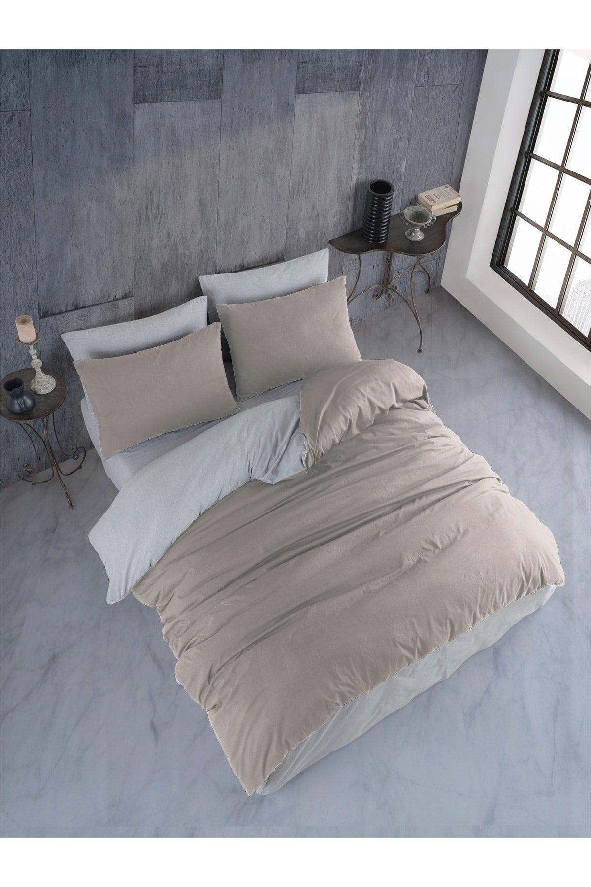 Duvet Cover Set Single Beige-gray - Swordslife