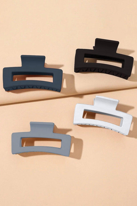 Women's Set of 4 Gray Large Xl Clasp Buckle - Swordslife