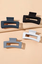 Women's Set of 4 Gray Large Xl Clasp Buckle - Swordslife