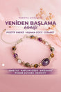 Certified Reboot Bracelet Amethyst Tiger Eye Chrysocolla Natural Stone Handcrafted - Swordslife