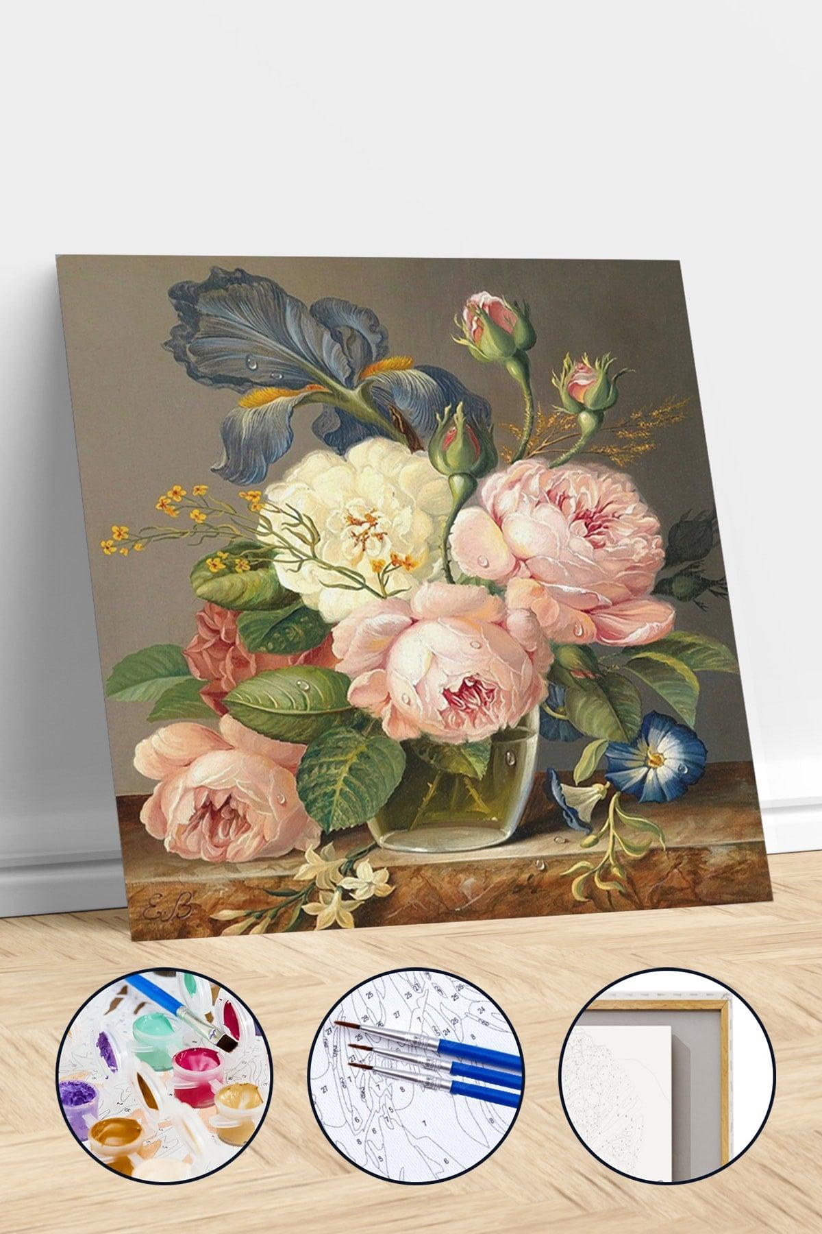 Bunch of Flowers Color by Number Set with Pulley - Swordslife