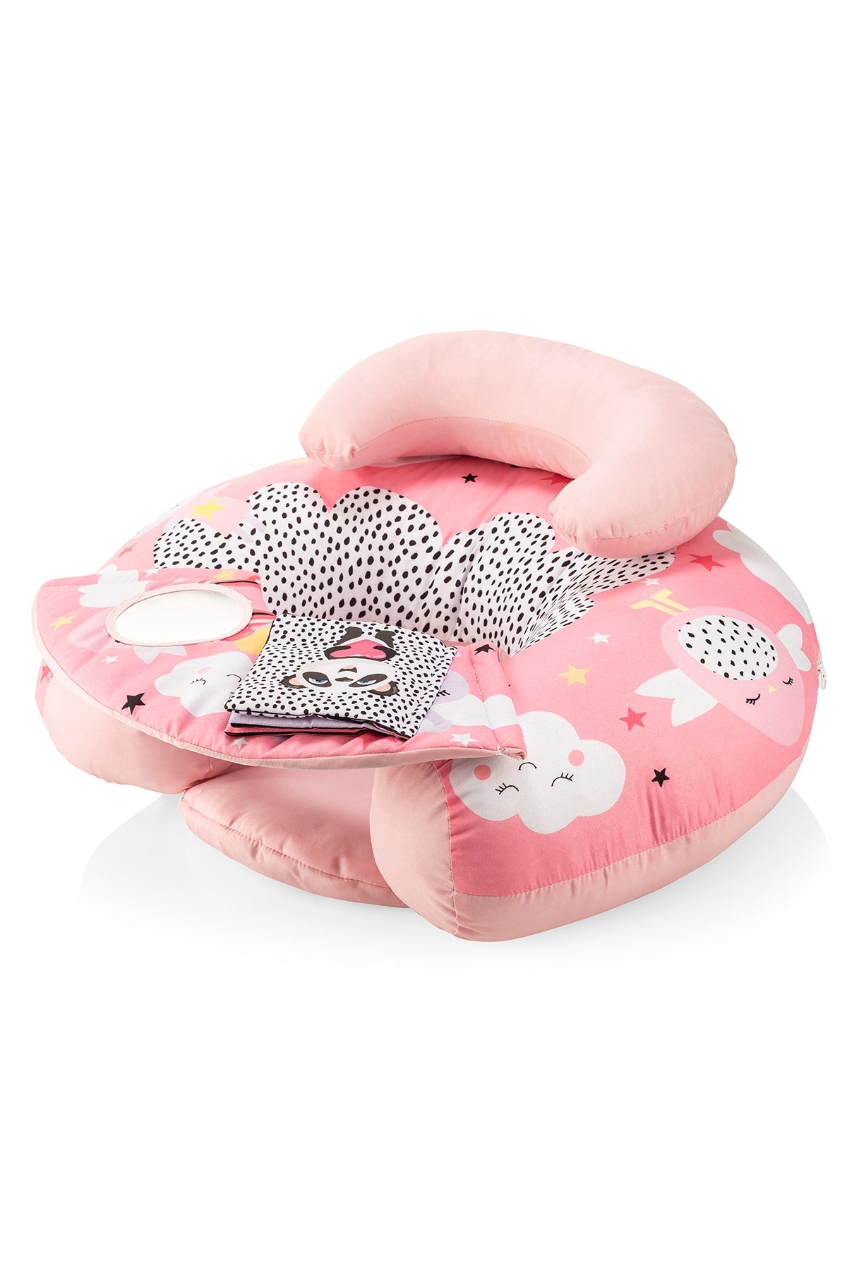 Baby Girl Pink Supported Seating Cushion
