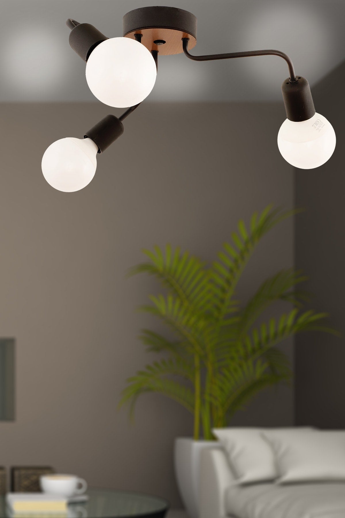 Octopus 3Rd Modern Black Chandelier