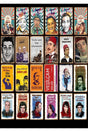 Yeşilçam Retro Wood Poster Mini Set of 24 Set of 2 - Swordslife