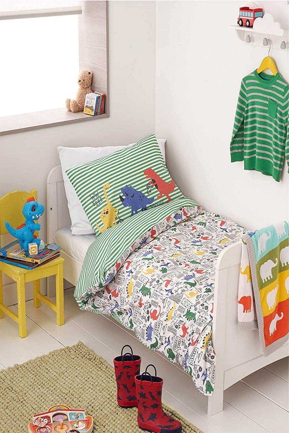 Dinosaur Kids Baby Duvet Cover Set 100X150