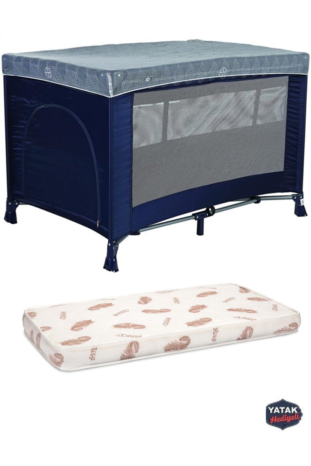 Playground And Bed La Vita Park Bed Set 70X110 Cm