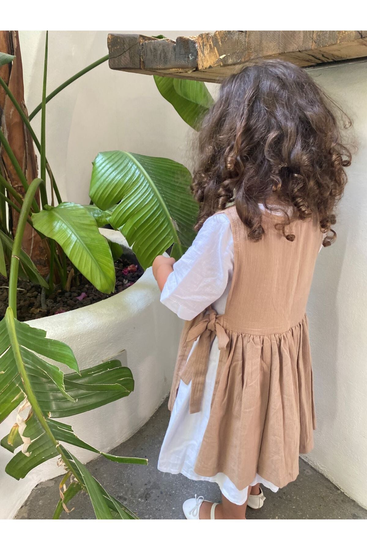 Girl'S Poor Sleeve Dress- Heidi