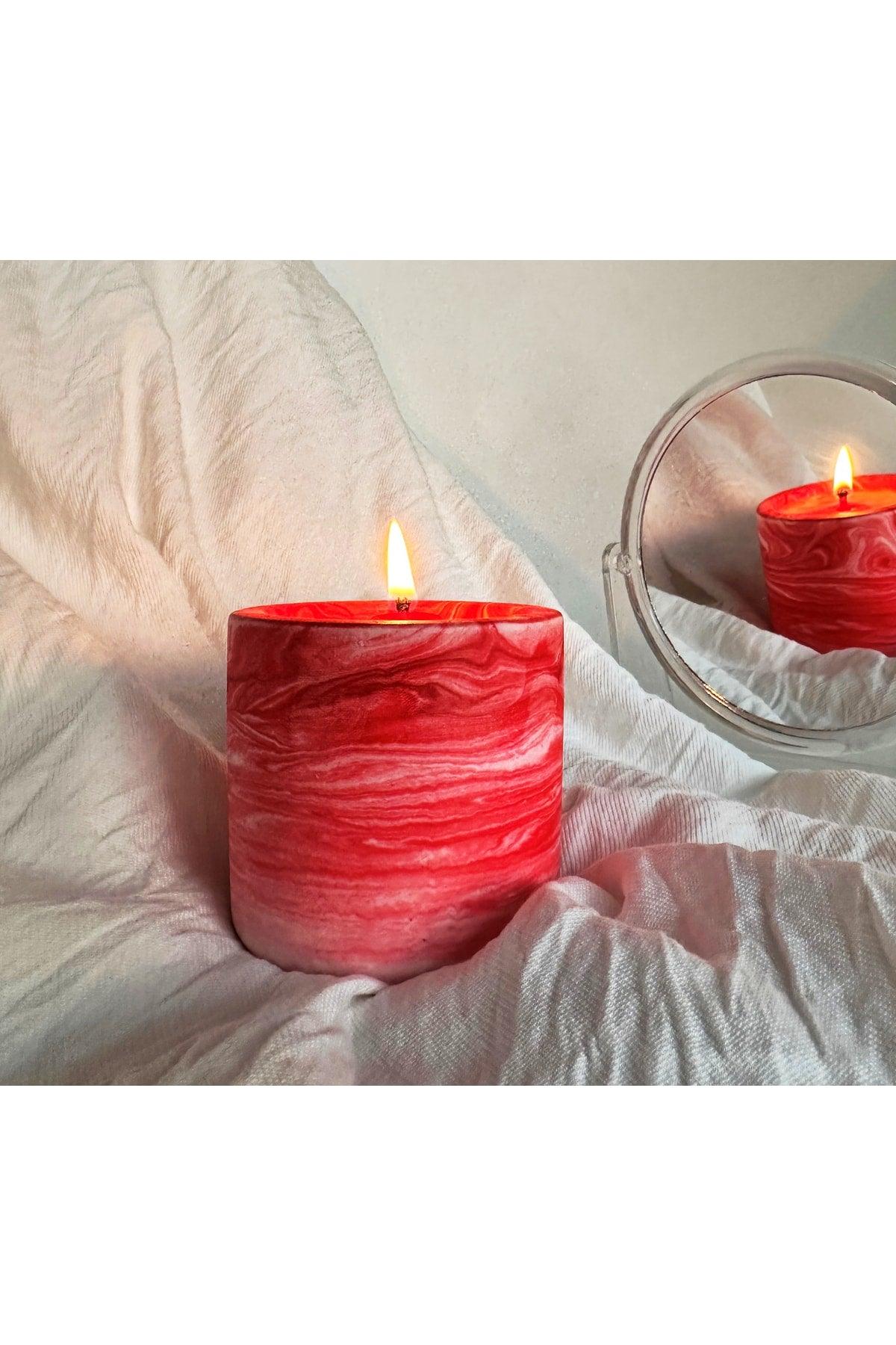 Red Valentine's Day Decorative Soy Candle - Swordslife