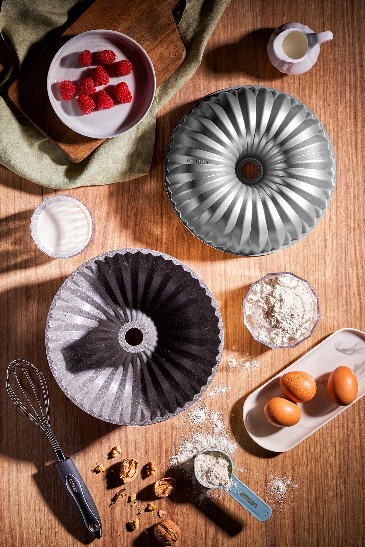 Griss Hardstone Gray Casting Cake Mold 24 Cm