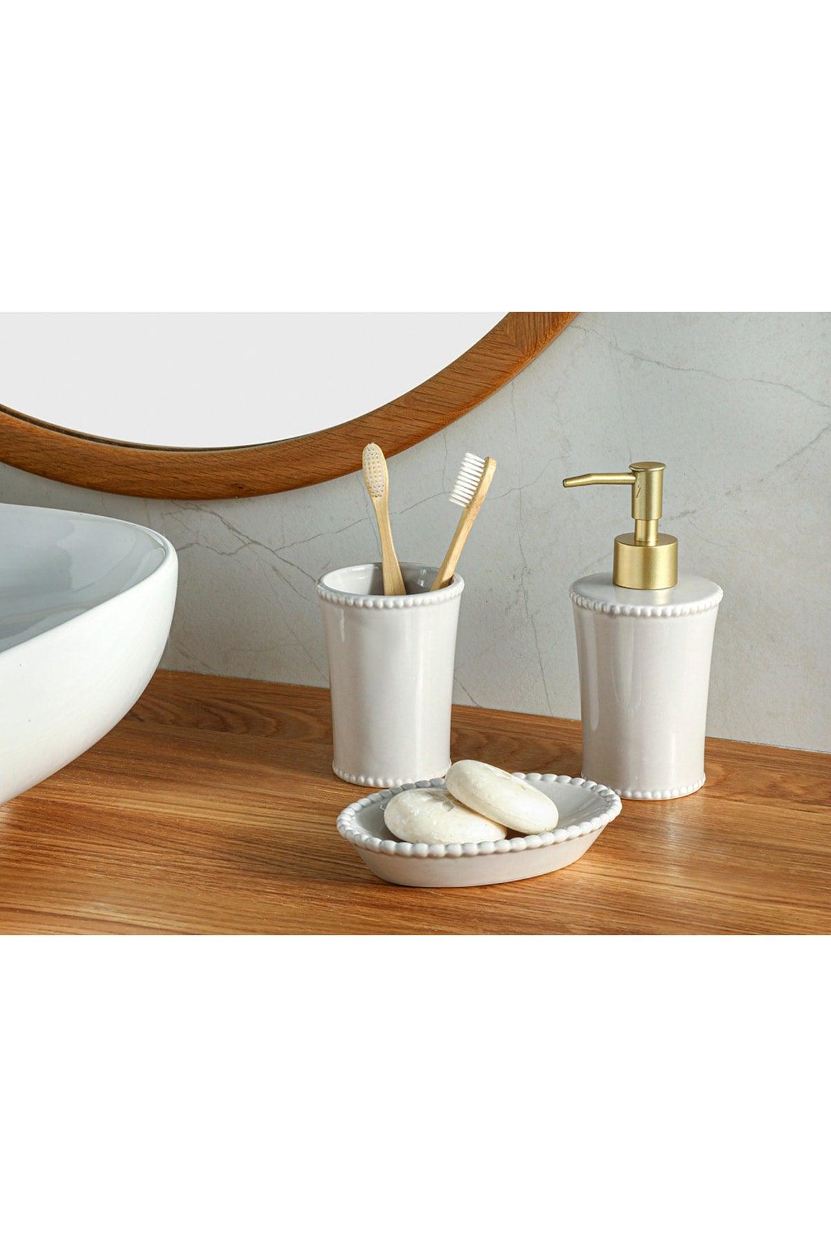 Venice 3 Piece Bath Set Gray - Swordslife