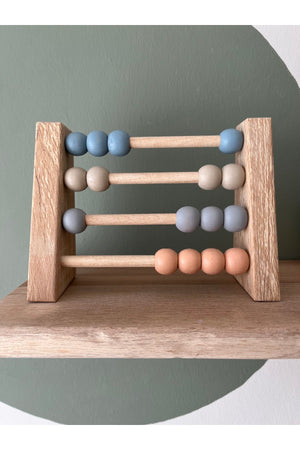 Natural Healthy Wooden Toy Montessori Abacus Analytical Intelligence Mathematics Kids Baby Room Decor
