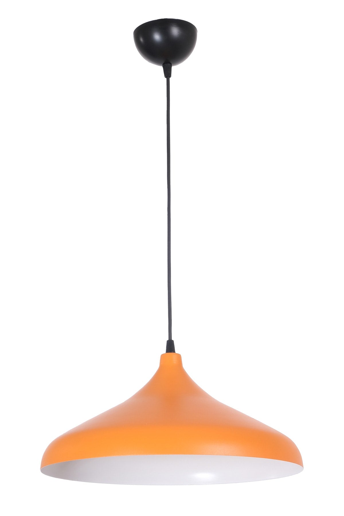 Nil Modern Design Cafe Kitchen Living Room Metal Orange Color Single Chandelier