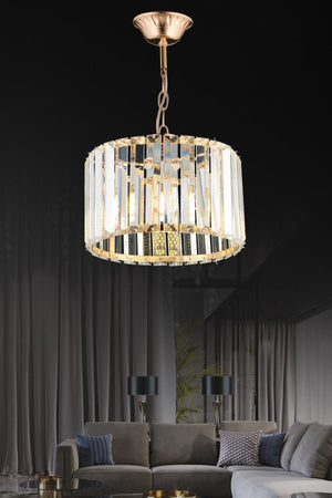 Modern Luxury Crystal Stone Gold 25Cm Chandelier