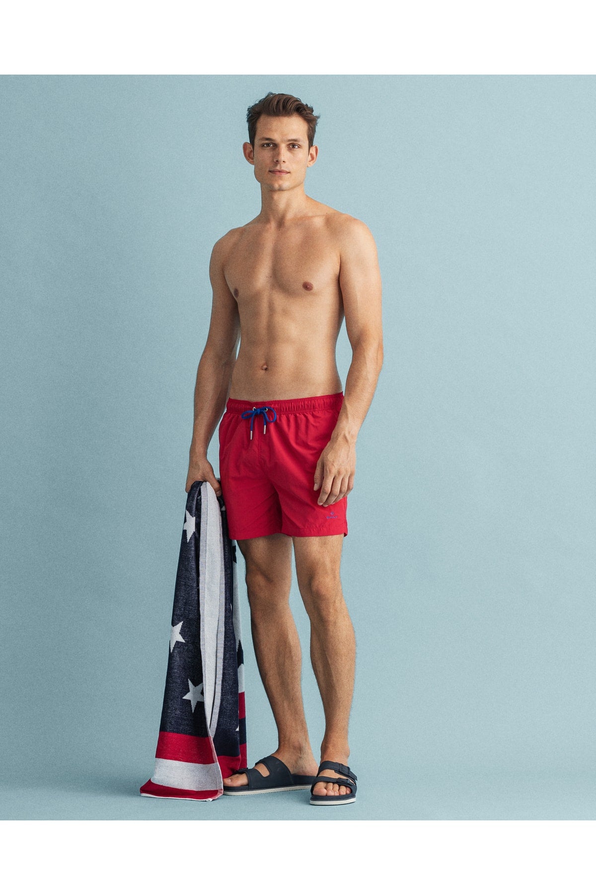 Men'S Red Swimwear Shorts
