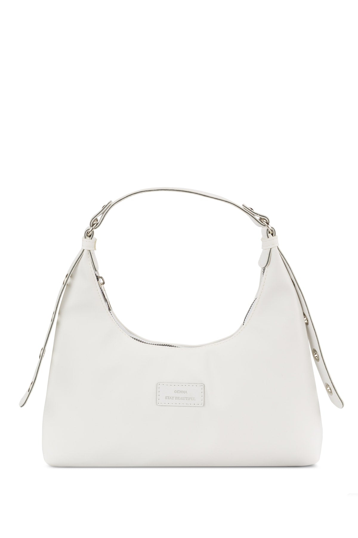 Women'S White Baguette Bag 205
