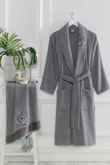 Men's Towel Bath Robe Set Cotton - Swordslife