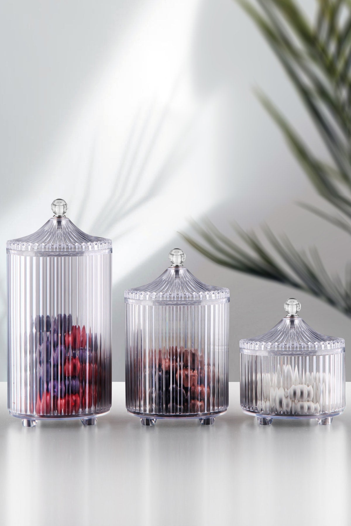 Acrylic 3-Piece Storage Container